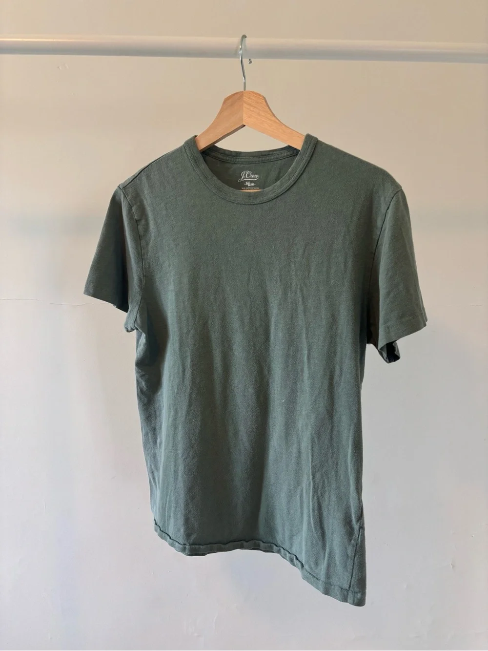 J. Crew Short-Sleeve Crewneck T-Shirt in Olive